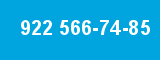 922 566-74-85